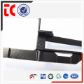 Aluminum precision casting OEM in China Black e-coating communicate supoort frame for telecommunication part